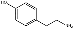 Tyramine structural formula