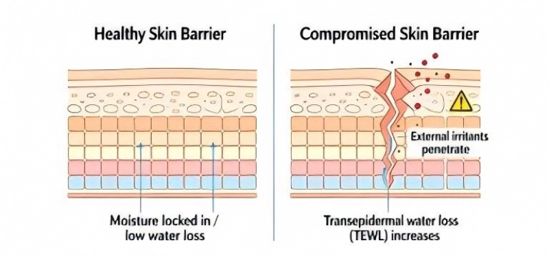 Ceramides and the Repair of Damaged Skin Barrier